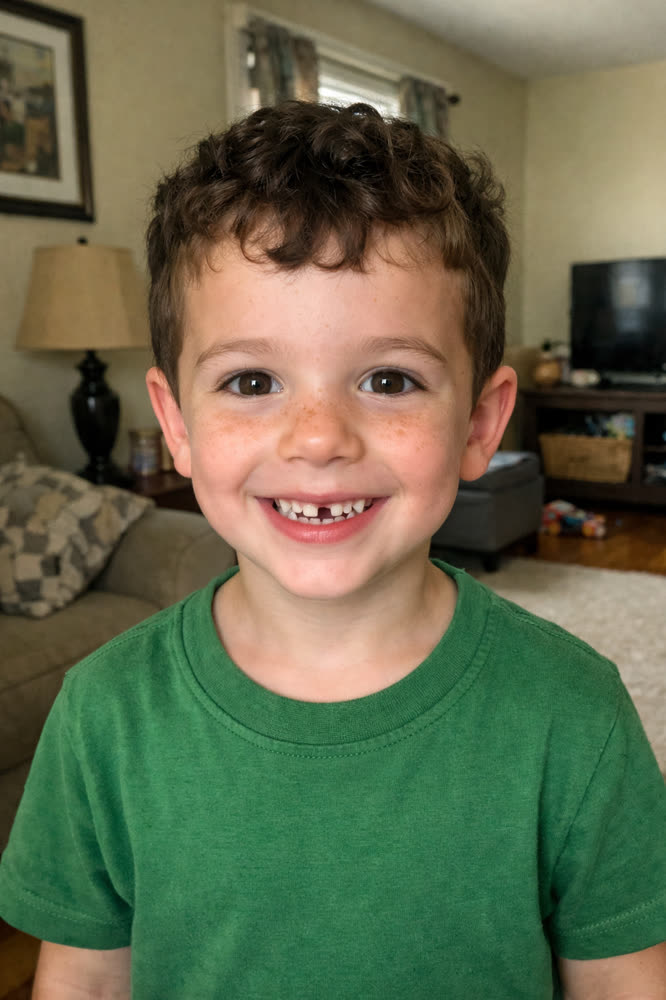 The photo a parent uploads